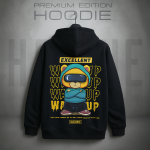 Oversized Black Hoodie For Man